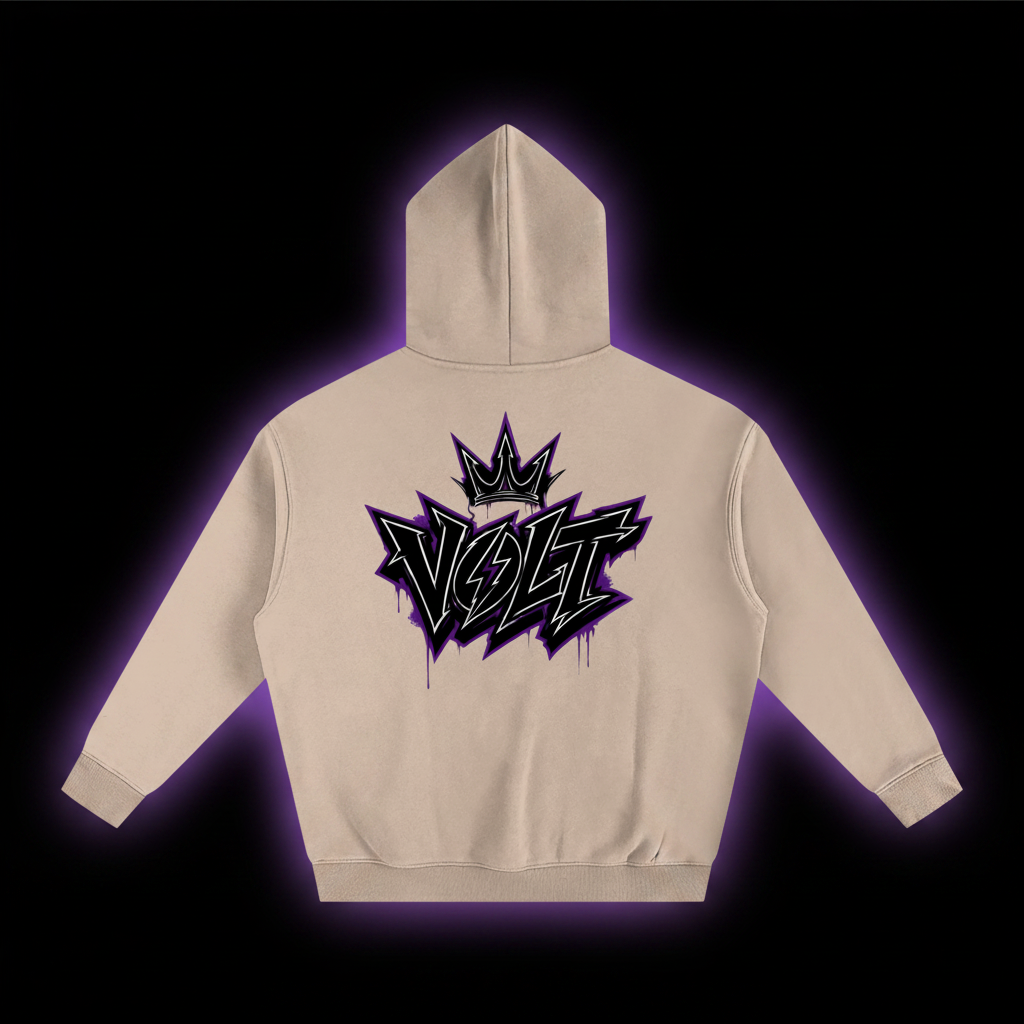 Volt Dual Logo Hoodie (Black Logo)