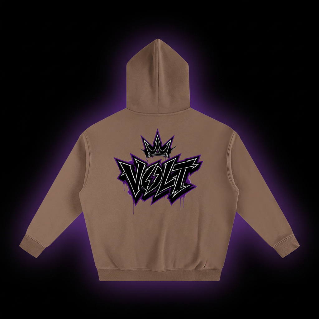 Volt Dual Logo Hoodie (Black Logo)