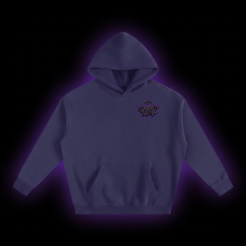 Volt Dual Logo Hoodie (Black Logo)