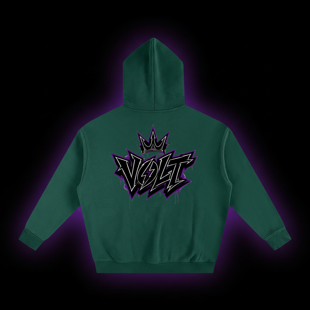 Volt Dual Logo Hoodie (Black Logo)