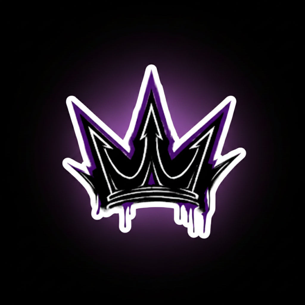 Volt Sticker (Black/Purple)