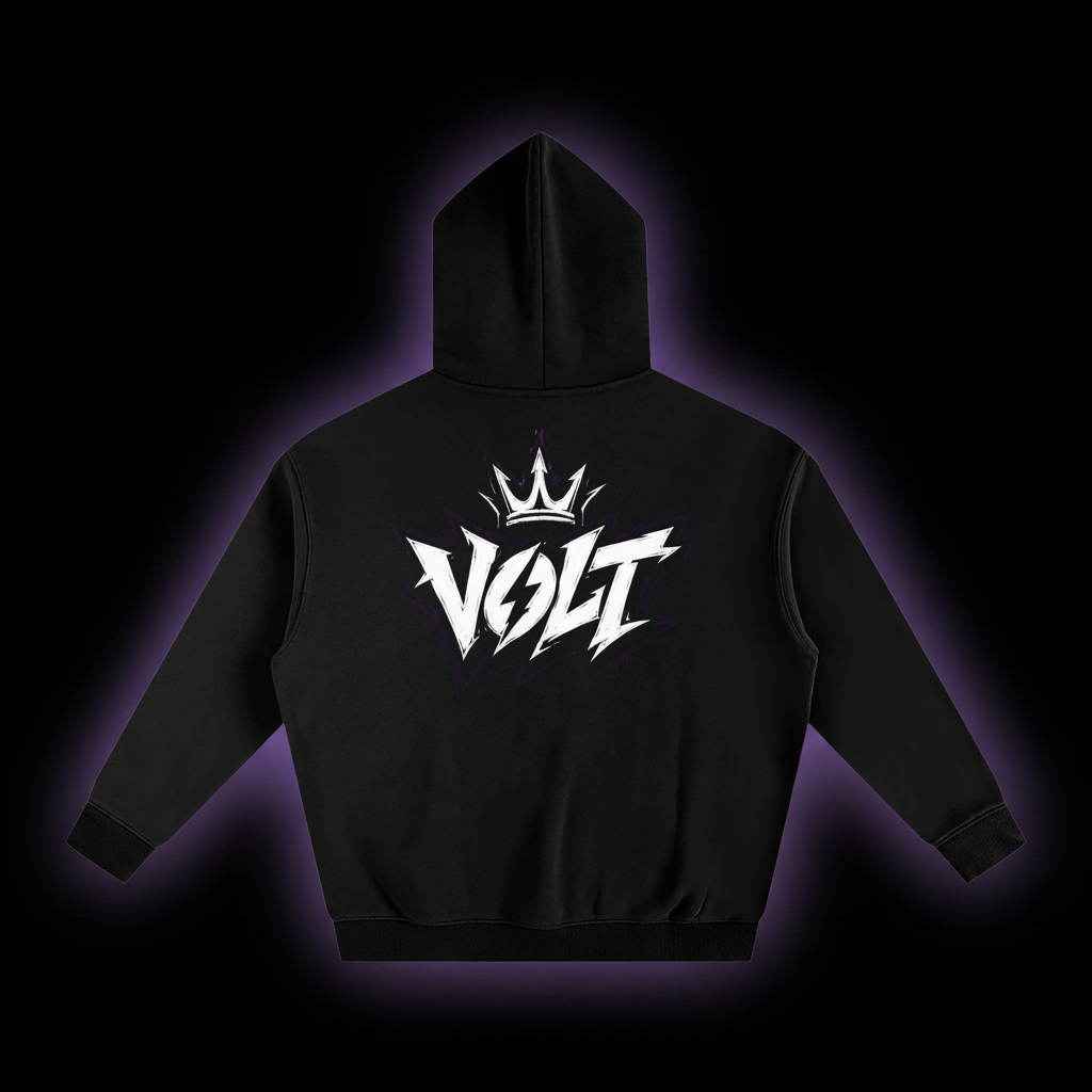 Volt Dual Logo Hoodie (White Logo)