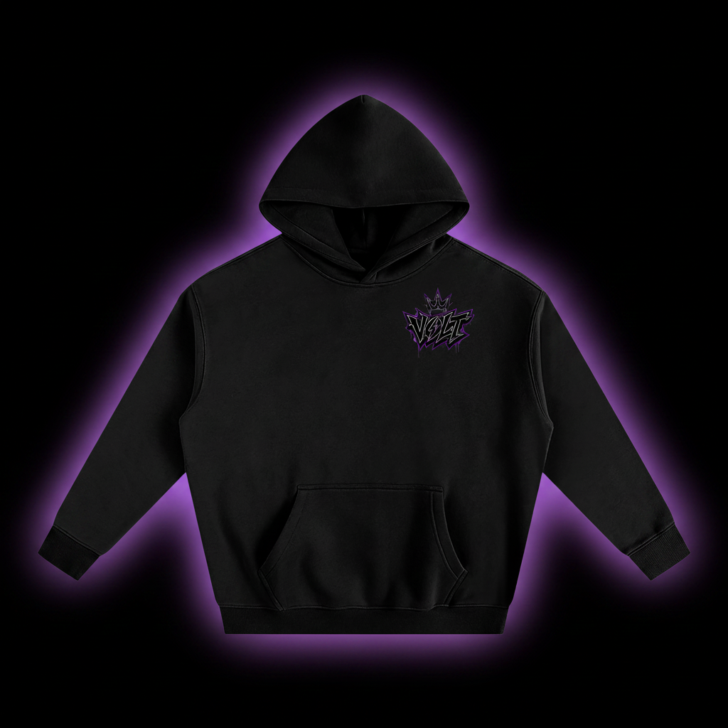 Volt Dual Logo Hoodie (Black Logo)