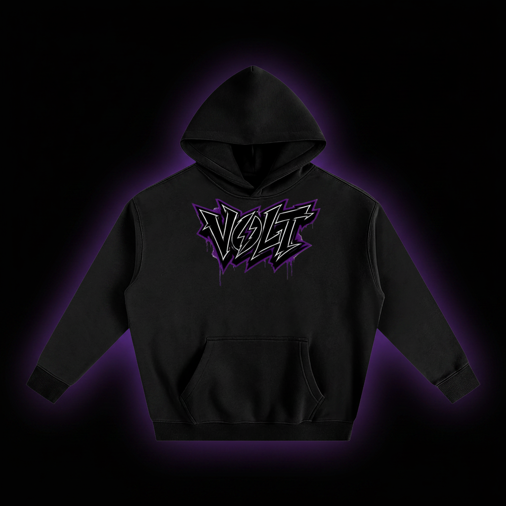 Volt Frontline Hoodie (Black Logo)