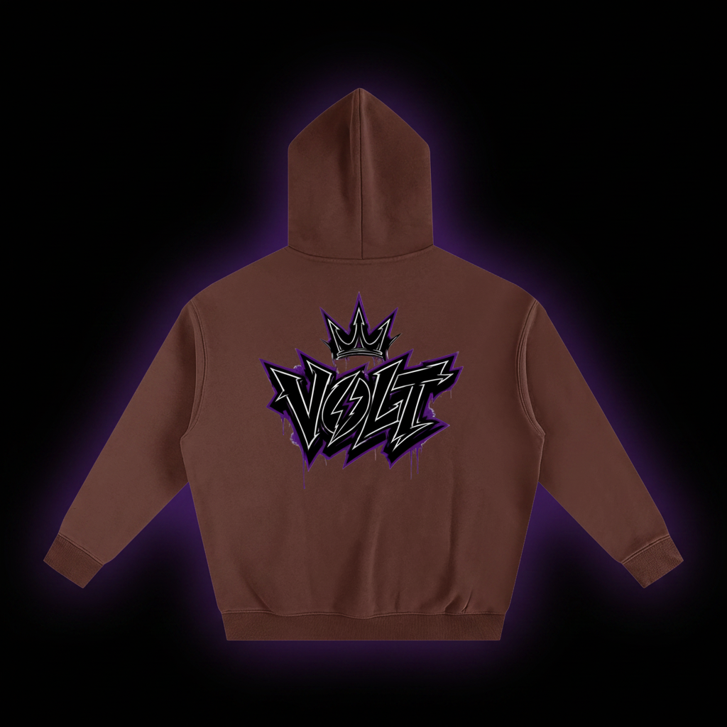 Volt Dual Logo Hoodie (Black Logo)