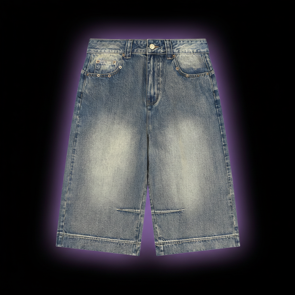 Volt Baggy Jorts (White Logo)