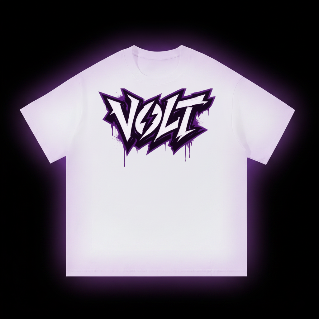 Volt Frontline Tee (White Logo)