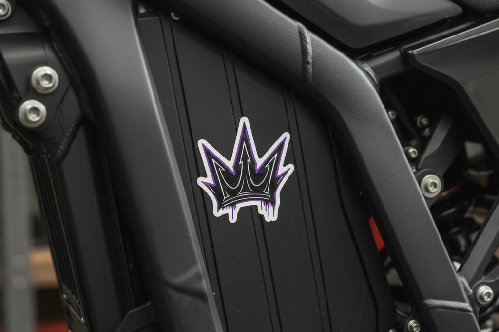 Volt Sticker (Black/Purple)