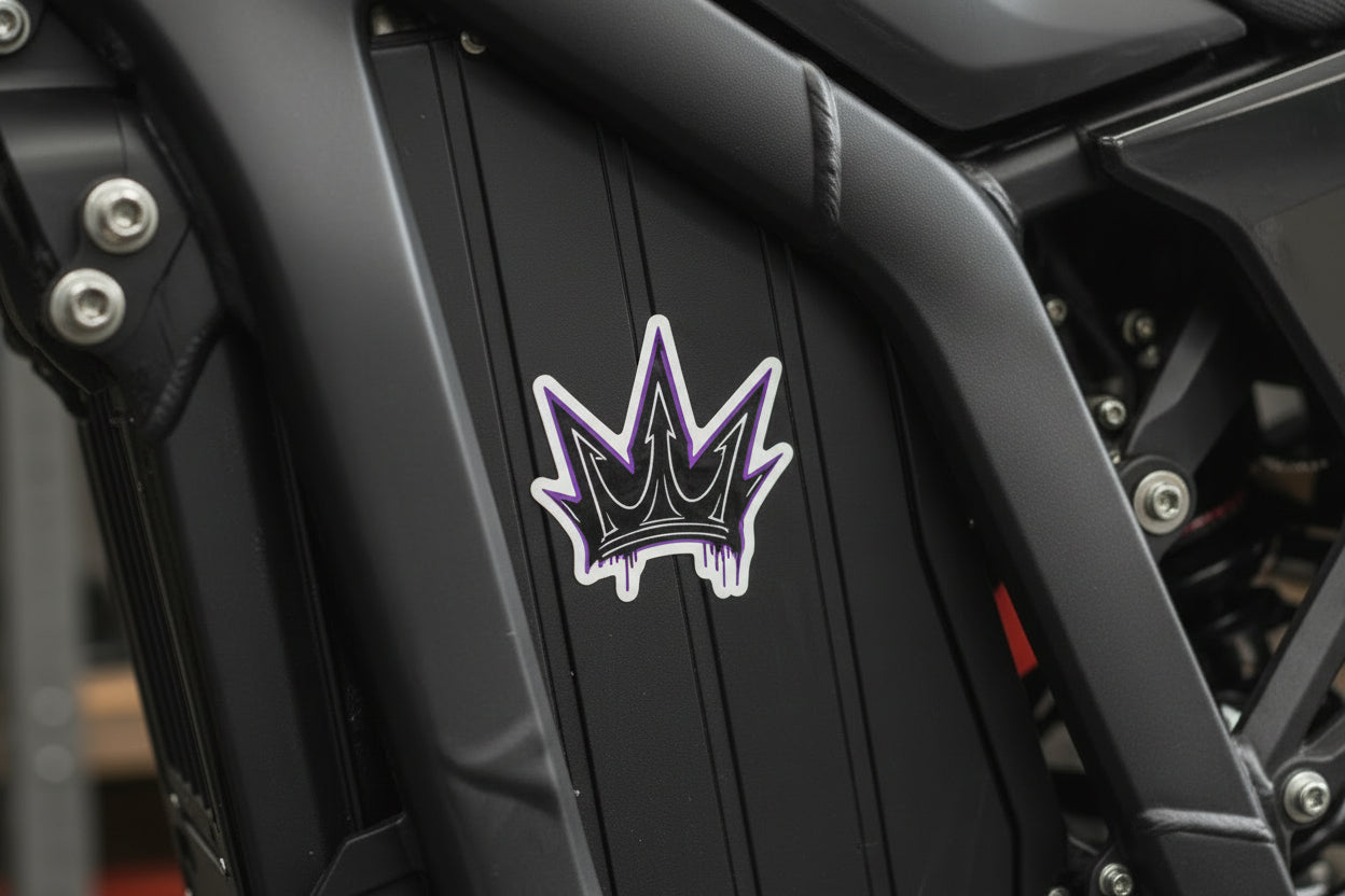 Volt Sticker (Black/Purple)