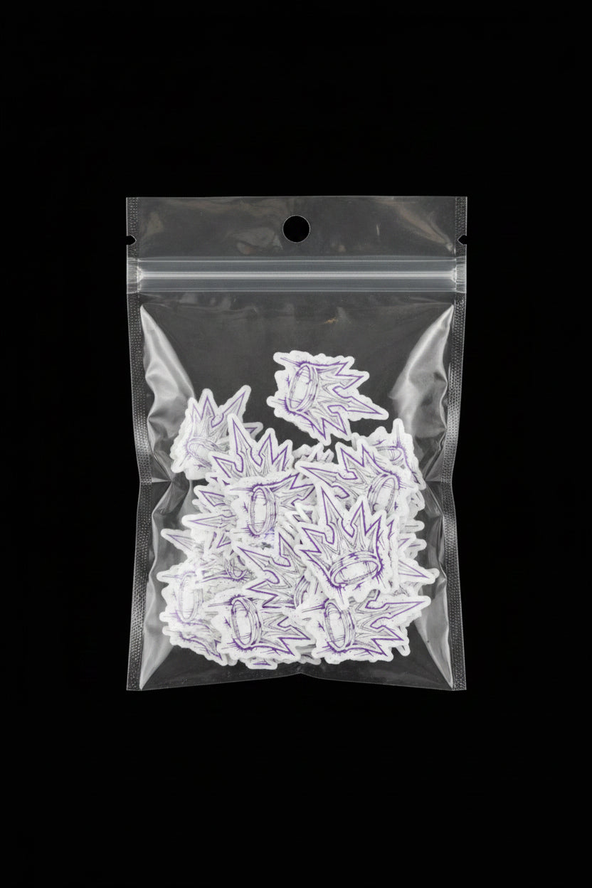 Volt Sticker (White/Purple)
