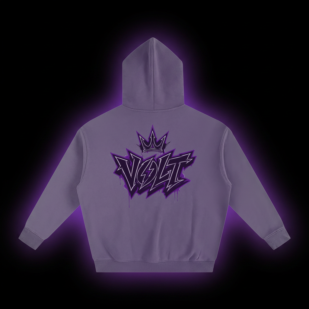 Volt Dual Logo Hoodie (Black Logo)