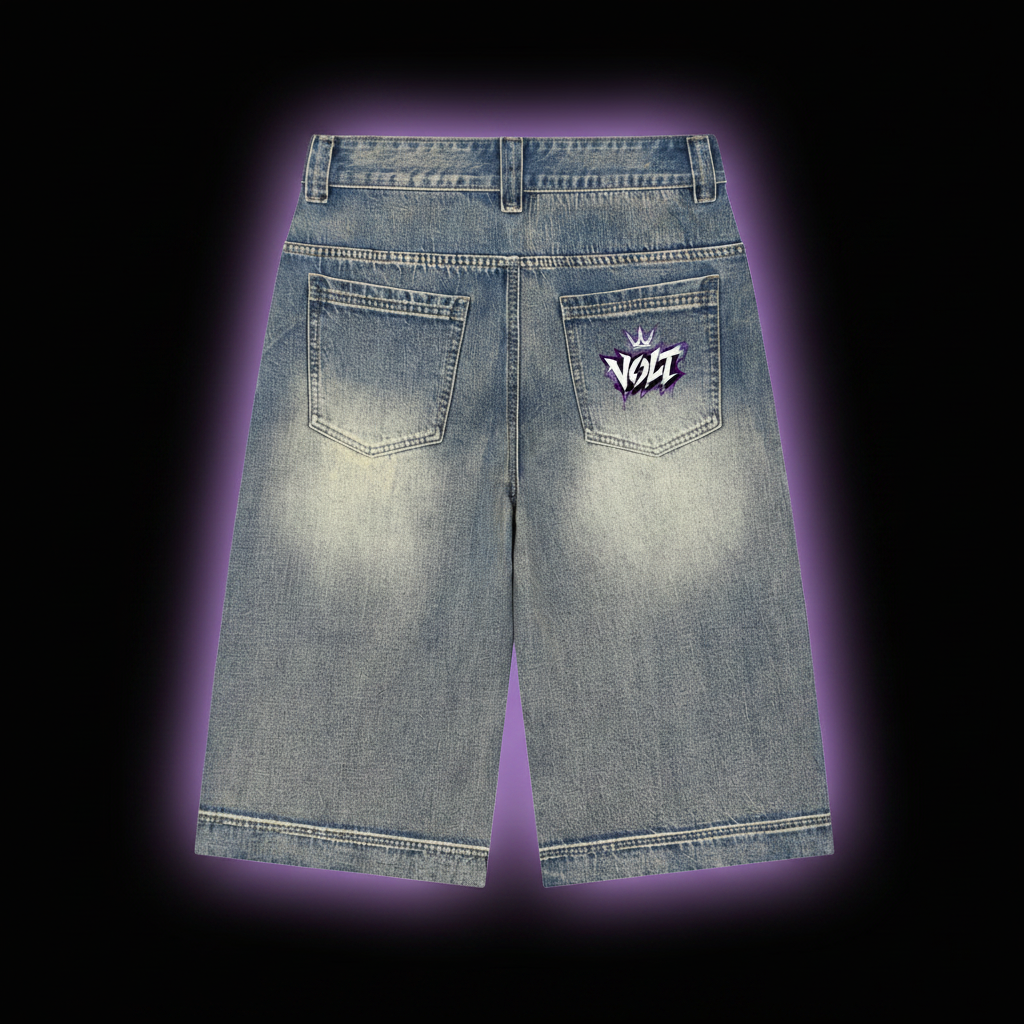 Volt Baggy Jorts (White Logo)