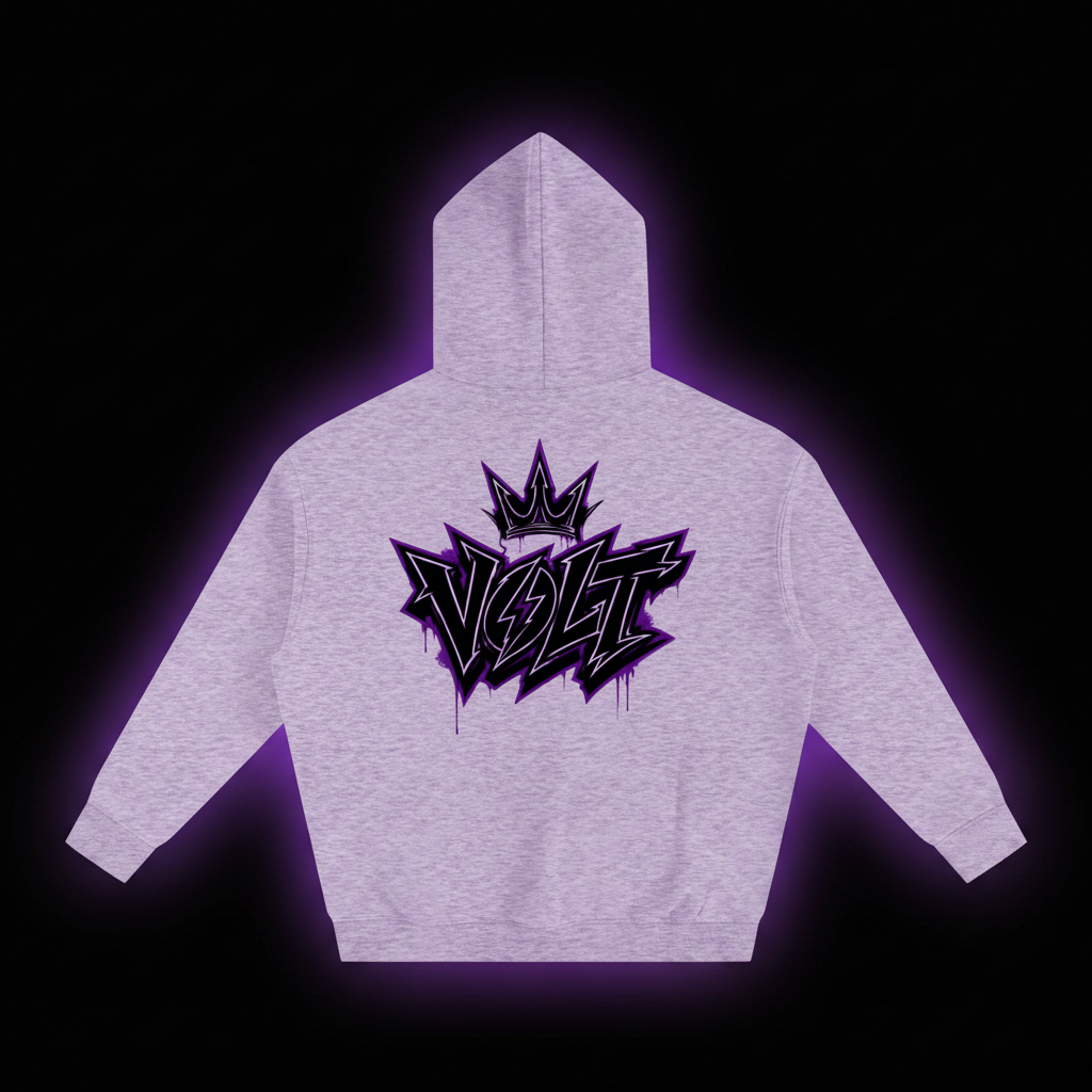 Volt Dual Logo Hoodie (Black Logo)