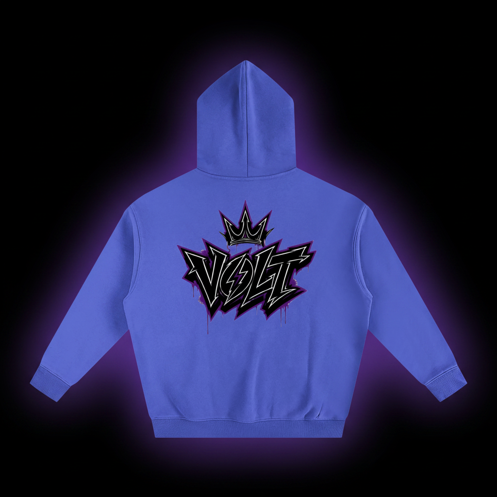 Volt Dual Logo Hoodie (Black Logo)